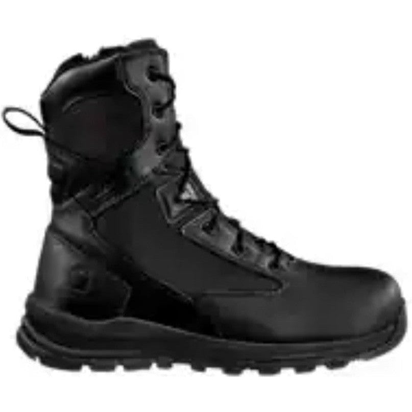 Carhartt Men's Gilmore 8" Waterproof Side Zipper Duty Boot -Black- FH8021-M 7 / Medium / Black - Overlook Boots