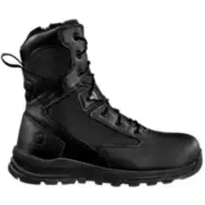 Carhartt Men's Gilmore 8" Waterproof Side Zipper Duty Boot -Black- FH8021-M 7 / Medium / Black - Overlook Boots