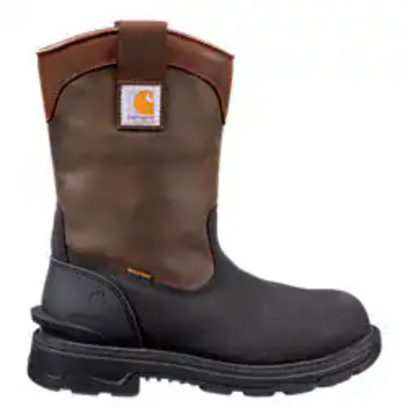 Carhartt Men's Ironwood 11" Alloy Toe Waterproof 400G Ins Work Boot -Brown- FT1509-M - Overlook Boots