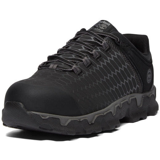 Timberland Pro Men's Powertrain Sport Alloy Toe Sneaker Work Shoe -Black- TB1A1I4S001 - Overlook Boots