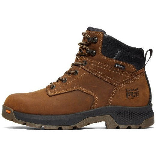 Timberland Pro Men's Titan Evolution 6" Soft Toe Waterproof Work Boot- Brown- TB1A5M2T214 - Overlook Boots
