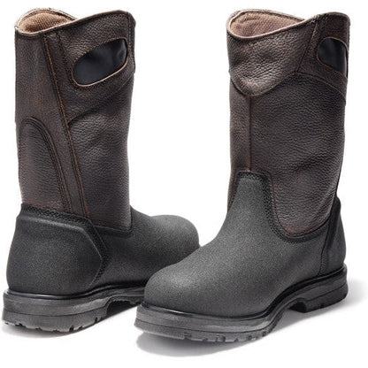 Timberland Pro Men's Powerwelt Steel Toe Slip Resistant Work Boot -Brown- TB153522210 - Overlook Boots