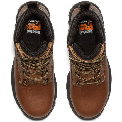 Timberland Pro Women's Titan Evolution 6" Composite Toe Waterproof Work Boot- Brown- TB1A5P1A214 - Overlook Boots
