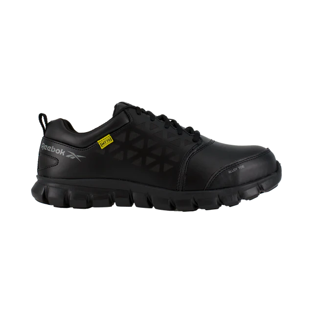 Reebok Women's Sublite Cushion Alloy Toe Athletic Work Shoe - Black - RB460 - Overlook Boots