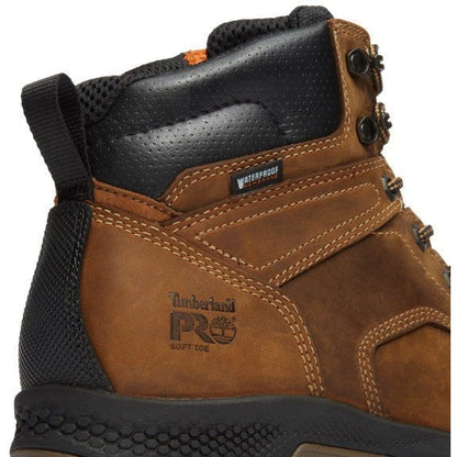 Timberland Pro Men's Titan Evolution 6" Soft Toe Waterproof Work Boot- Brown- TB1A5M2T214 - Overlook Boots
