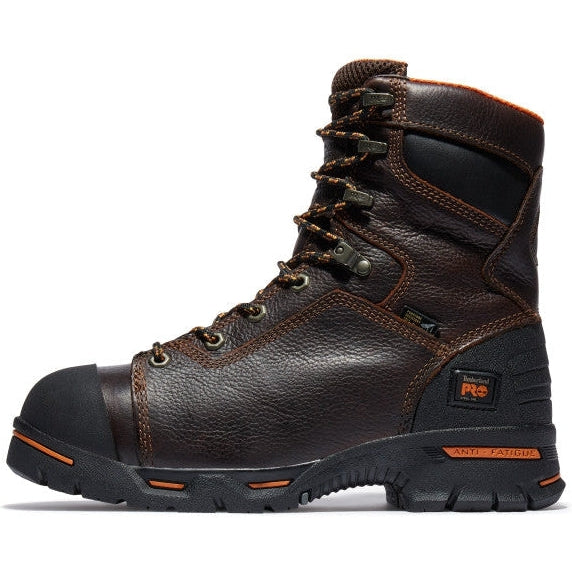 Timberland PRO Men's Endurance 8" Steel Toe Work Boot Brown TB152561214 - Overlook Boots