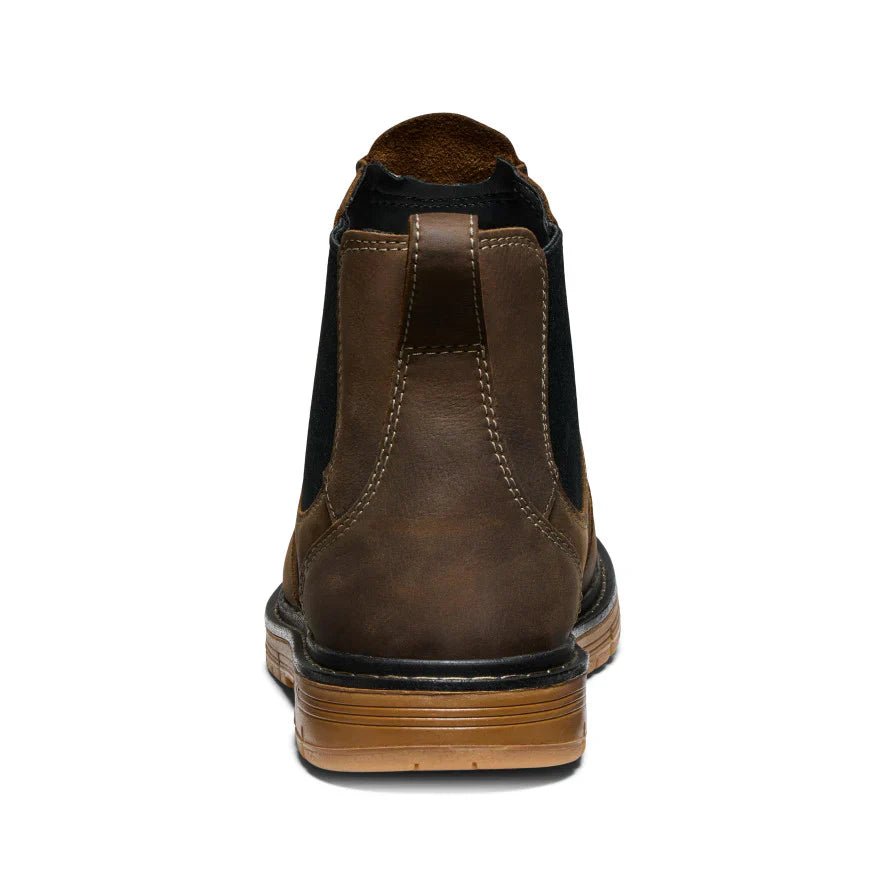 Keen Men's San Jose Aluminum Toe Pull On 90° Heel Boot- Brown- 1030647 - Overlook Boots