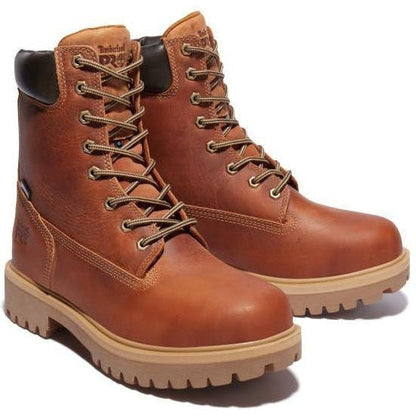Timberland Pro Men's Direct Attach 8" Waterproof 400G Work Boot - TB1A29X8214 7 / Medium / Brown - Overlook Boots