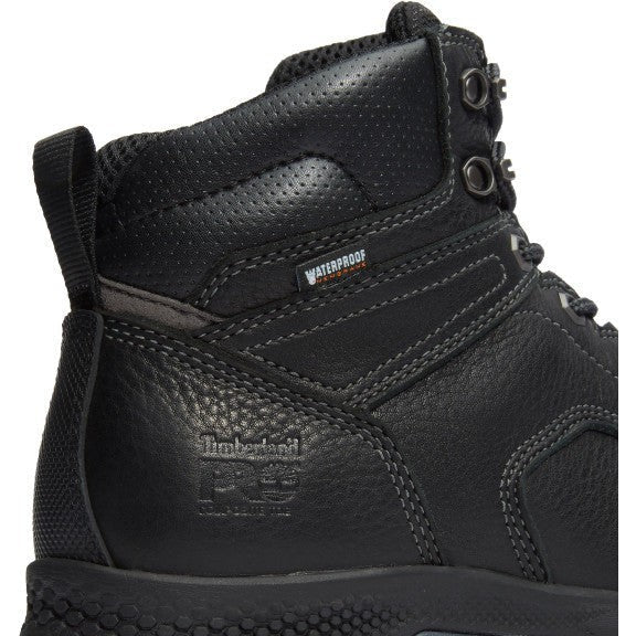Timberland Pro Men's Titan Evolution 6" Composite Toe Waterproof Work Boot- Black- TB1A42GN001 - Overlook Boots