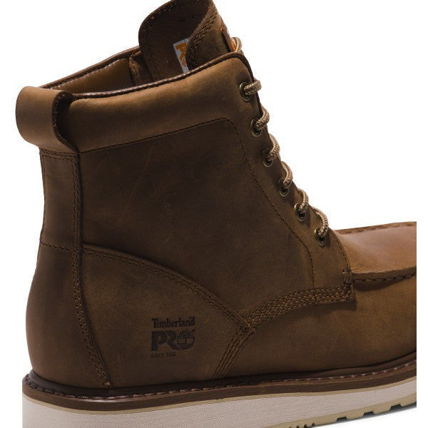 Timberland Pro Men's Wedge 6" Soft Toe Work Boot - Brown - TB1A5SXH214  - Overlook Boots
