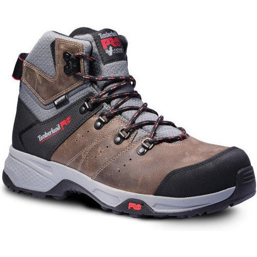 Timberland Pro Men's Switchback Composite Toe Waterproof Work Boot- Brown- TB1A5SZ3214 - Overlook Boots