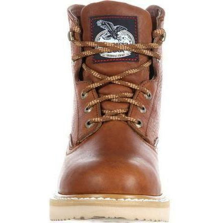 Georgia Men's 6" Wedge Steel Toe Work Boot - Brown - G6342  - Overlook Boots