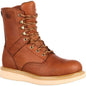 Georgia Men's 8" Wedge Steel Toe Work Boot - Brown - G8342 7.5 / Medium / Tobacco - Overlook Boots