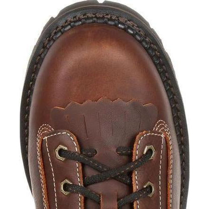 Georgia Men's Amped Lightweight 9" Logger Composite Toe Waterproof Work Boot - Brown - GB00238 - Overlook Boots