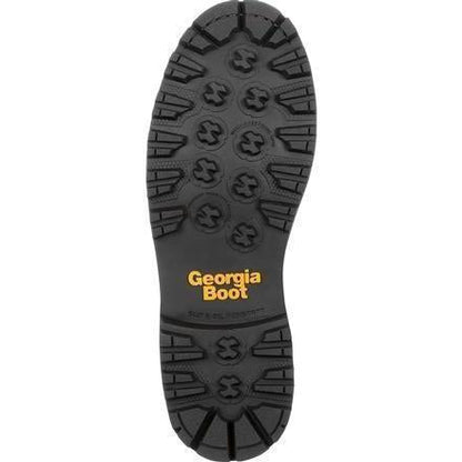Georgia Men's Amped Lightweight 9" Logger Composite Toe Waterproof Work Boot - Brown - GB00238 - Overlook Boots