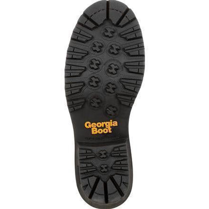 Georgia Men's Amped Lightweight Logger Composite Toe Waterproof Work Boot - Brown - GB00236 - Overlook Boots