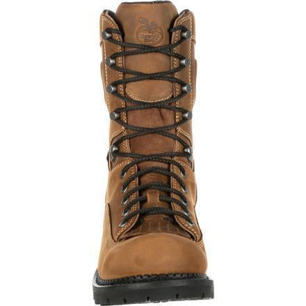 Georgia Men's Comfort Core 9" Logger Work Boot Brown GB00096  - Overlook Boots