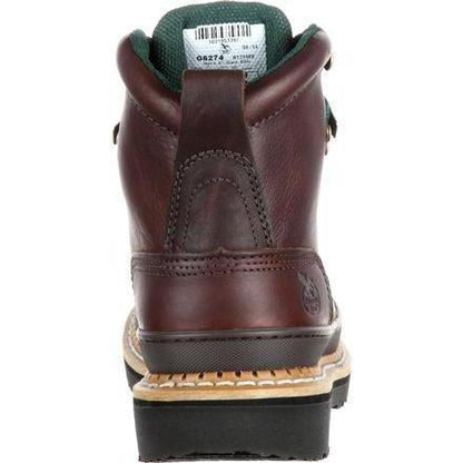 Georgia Men's Giant 6" Work Boot - Brown - G6274  - Overlook Boots