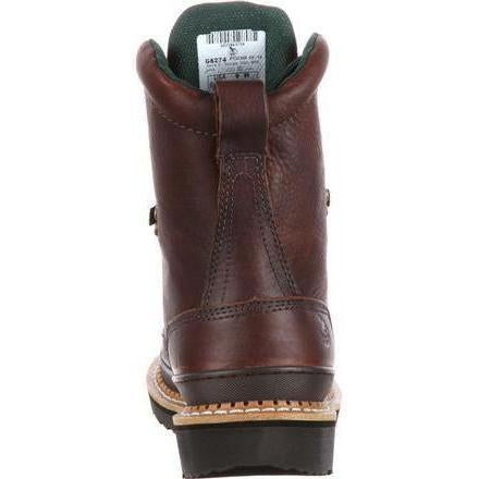 Georgia Men's Giant 8" Steel Toe Work Boot - Brown - G8374  - Overlook Boots