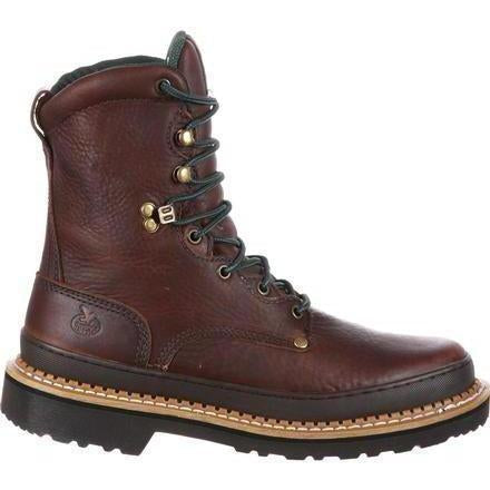 Georgia Men's Giant 8" Steel Toe Work Boot - Brown - G8374  - Overlook Boots