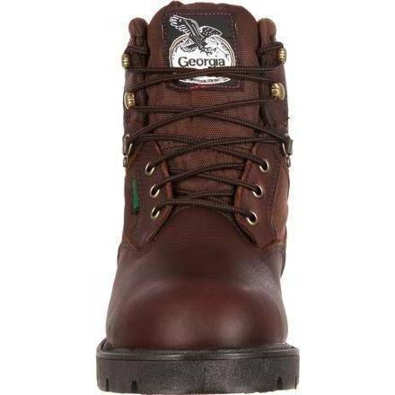 Georgia Men's Homeland 6" Waterproof Work Boot - Brown - G106  - Overlook Boots