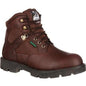 Georgia Men's Homeland 6" Waterproof Work Boot - Brown - G106 8 / Medium / Brown - Overlook Boots
