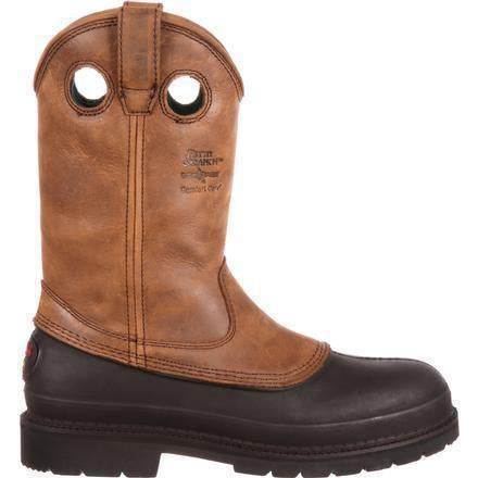 Georgia Men's Muddog Wellington Work Boot - Brown - G5514  - Overlook Boots