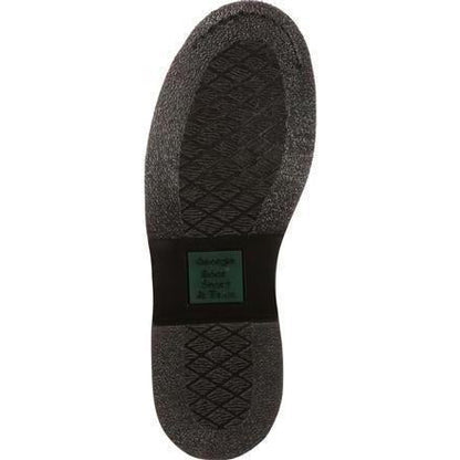 Georgia Men's Side Zipper Waterproof Wellington Work Boot - Brown - G4124 - Overlook Boots