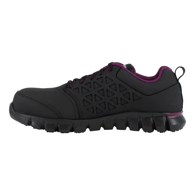Reebok Women's Sublite Cushion Composite Toe Athletic Work Shoe - Black - RB492 - Overlook Boots