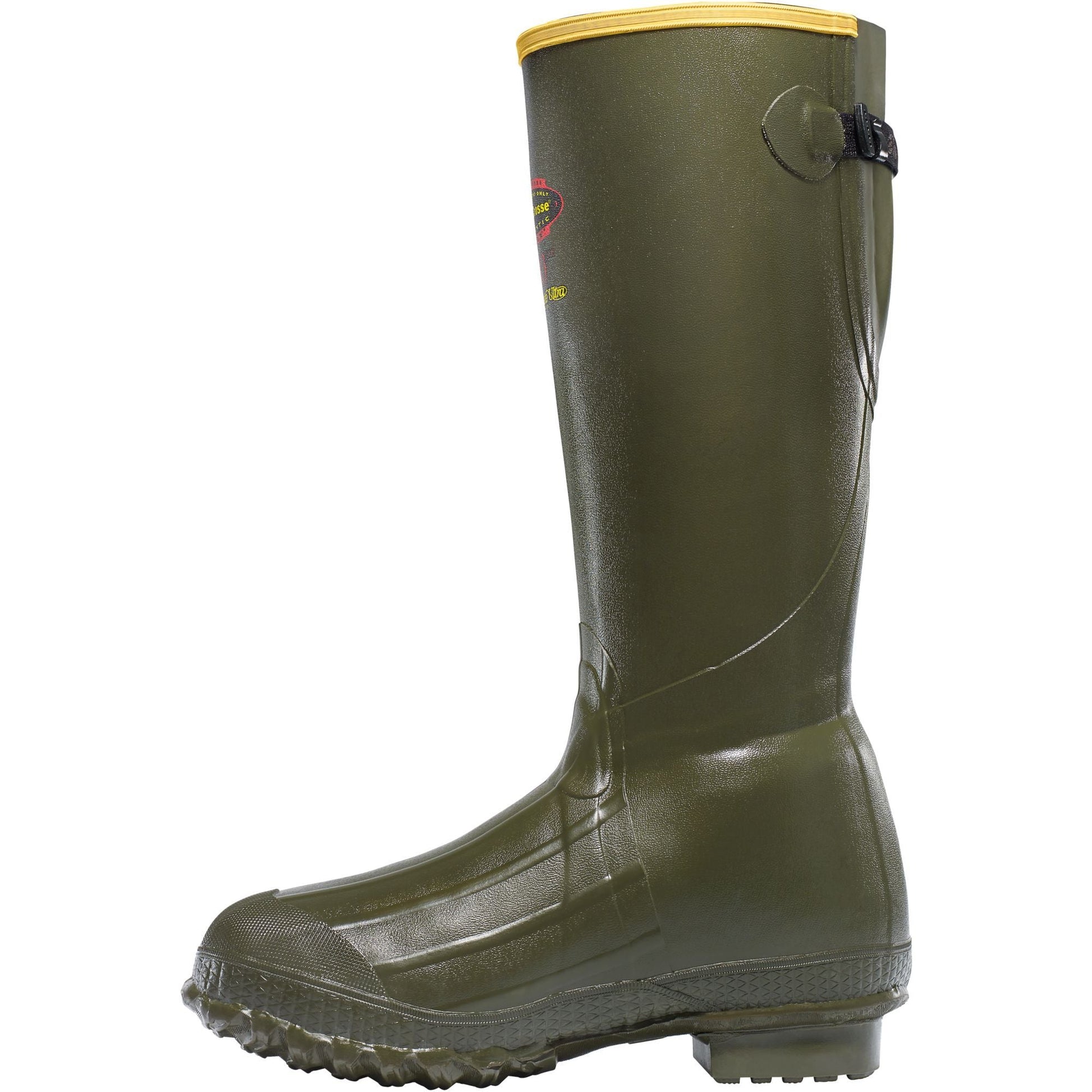 LaCrosse Men's Burly Trac-Lite 18" Ins Rubber Work Boot Green 266060  - Overlook Boots