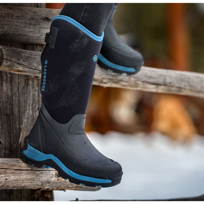 LaCrosse Women's Alpha Thermal 14" Ins Rubber Work Boot Black - 644105  - Overlook Boots