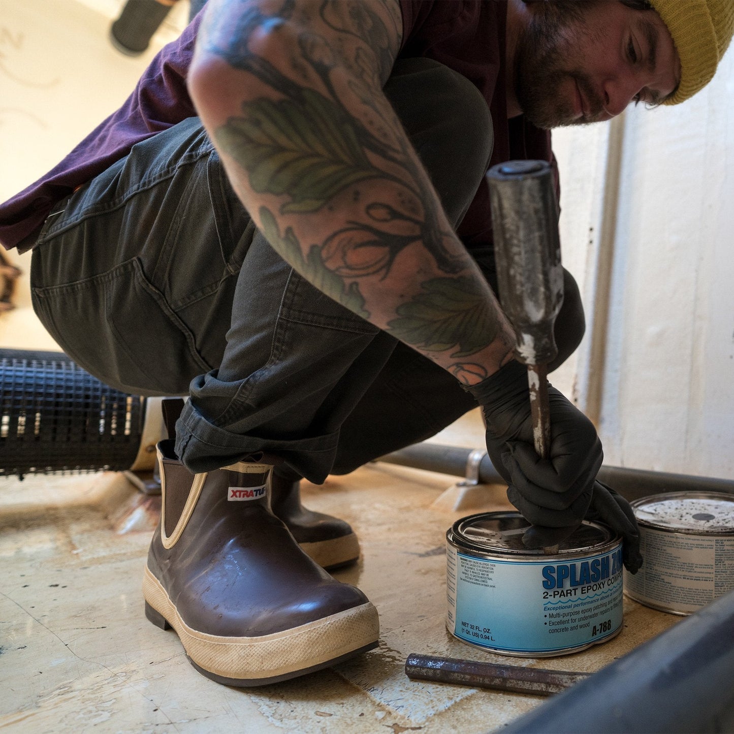 Xtratuf Men's 6" Legacy Ankle Deck Waterproof Boot - Brown - LDB-900 - Overlook Boots