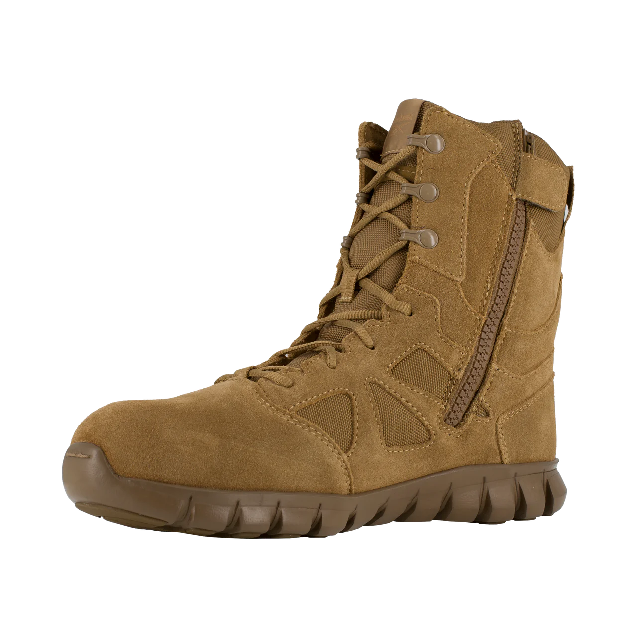 Reebok Men's Sublite Cushion 8" Composite Toe Tactical Military Boot - Coyote - RB8809 - Overlook Boots