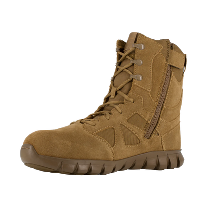 Reebok Men's Sublite Cushion 8" Composite Toe Tactical Military Boot - Coyote - RB8809 - Overlook Boots