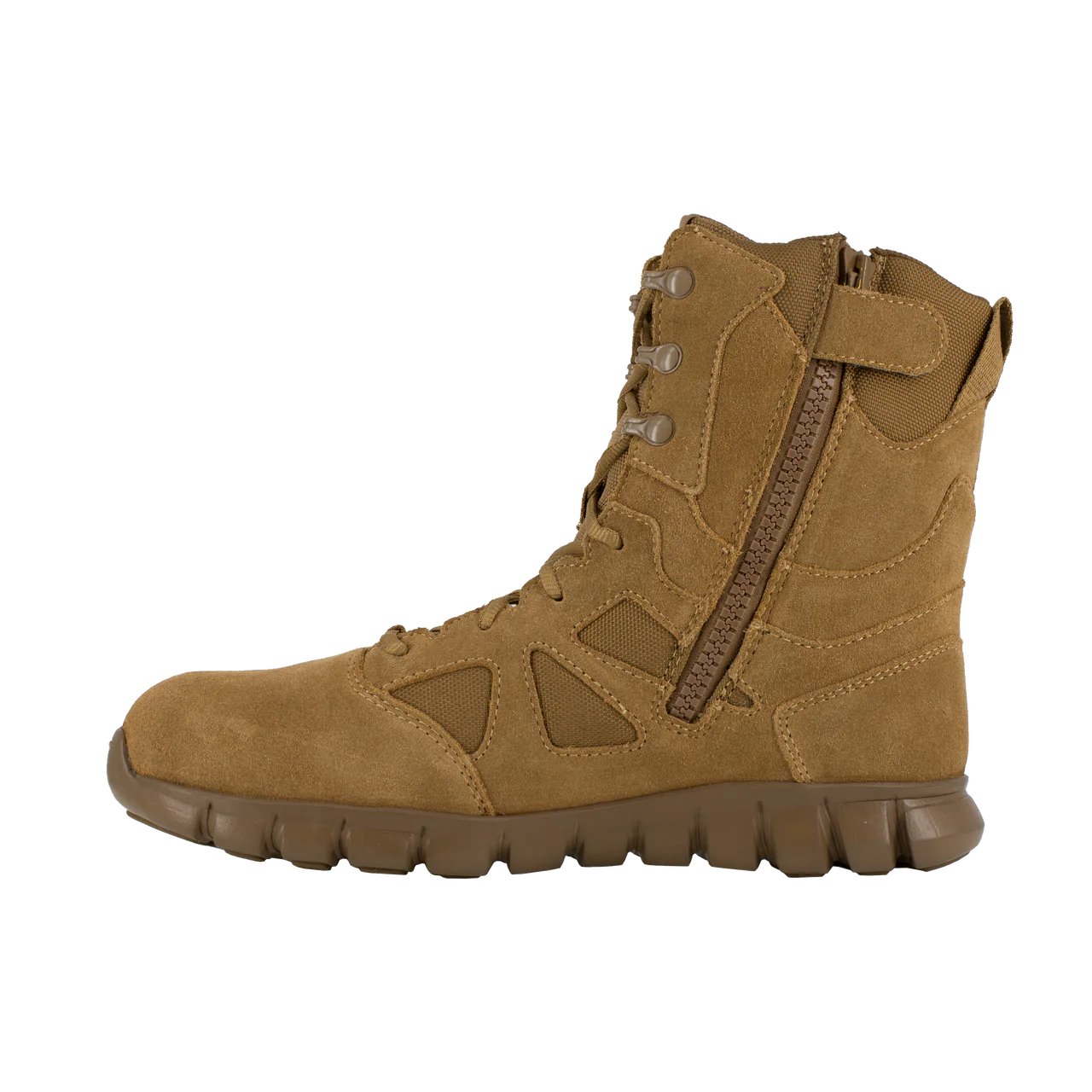 Reebok Men's Sublite Cushion 8" Composite Toe Tactical Military Boot - Coyote - RB8809 - Overlook Boots