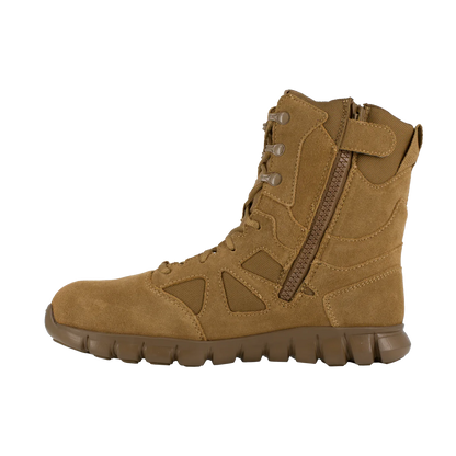 Reebok Men's Sublite Cushion 8" Composite Toe Tactical Military Boot - Coyote - RB8809 - Overlook Boots