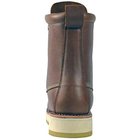 DieHard Men's Malibu 8" Soft Toe Slip Resistant Wedge Boot - Rust DH80420 - Overlook Boots