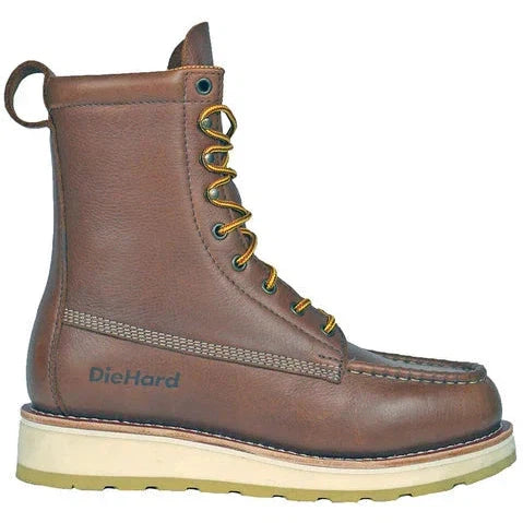 DieHard Men's Malibu 8" Composite Toe Slip Resistant Wedge Boot - Rust DH80440 - Overlook Boots