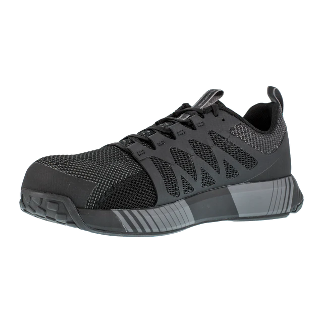Reebok Women's Fusion Flexweave Composite Toe Athletic Work Shoe - Black - RB431 - Overlook Boots