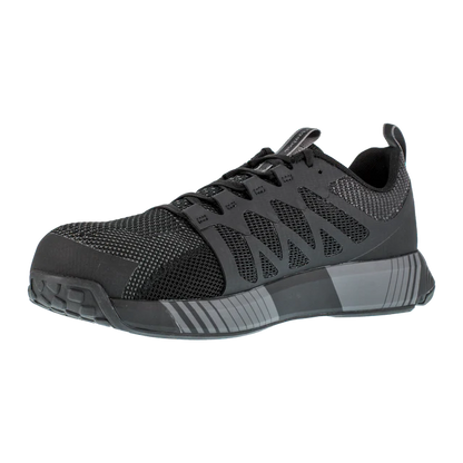 Reebok Women's Fusion Flexweave Composite Toe Athletic Work Shoe - Black - RB431 - Overlook Boots