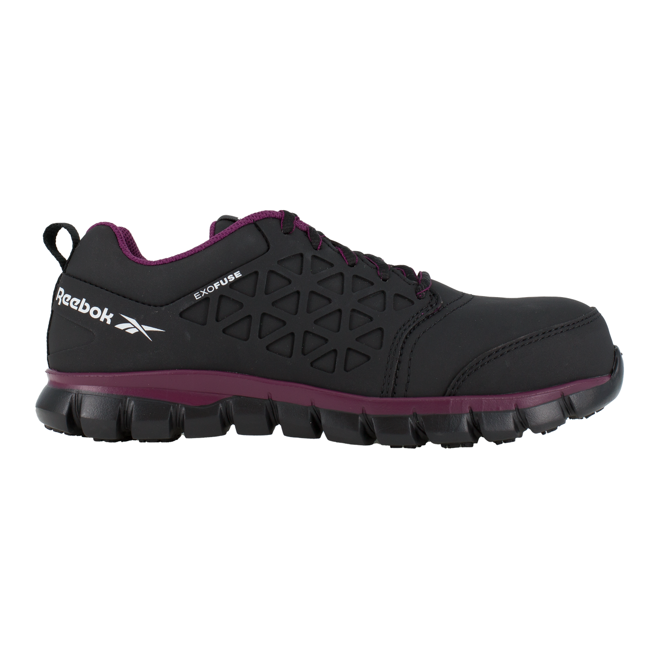 Reebok Women's Sublite Cushion Composite Toe Athletic Work Shoe - Black - RB492 - Overlook Boots