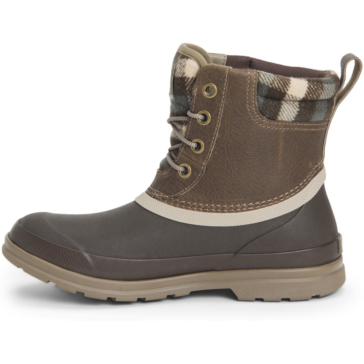 Muck Women's Originals Duck Lace Waterproof Outdoor Boot- Brown- ODLW-109 - Overlook Boots