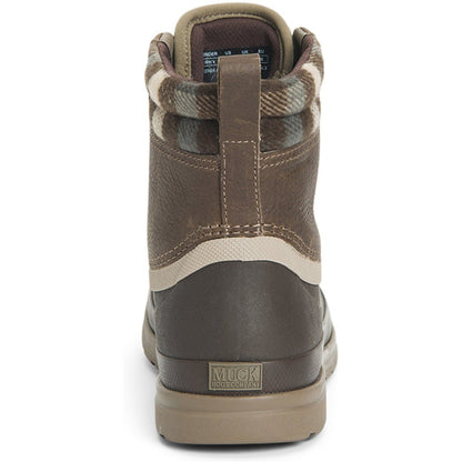 Muck Women's Originals Duck Lace Waterproof Outdoor Boot- Brown- ODLW-109 - Overlook Boots