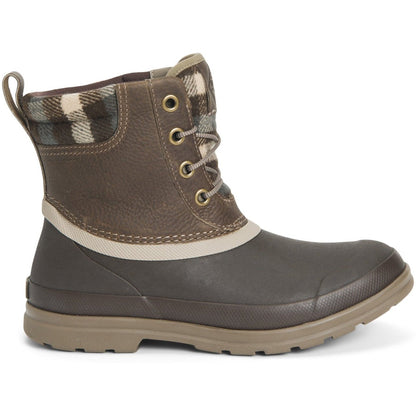 Muck Women's Originals Duck Lace Waterproof Outdoor Boot- Brown- ODLW-109 - Overlook Boots