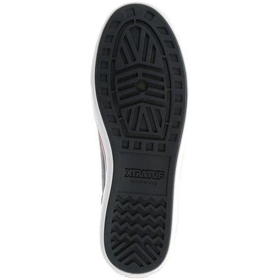 Xtratuf Men's 6" Ankle Deck Waterproof Boot - Navy / Red - 22733  - Overlook Boots