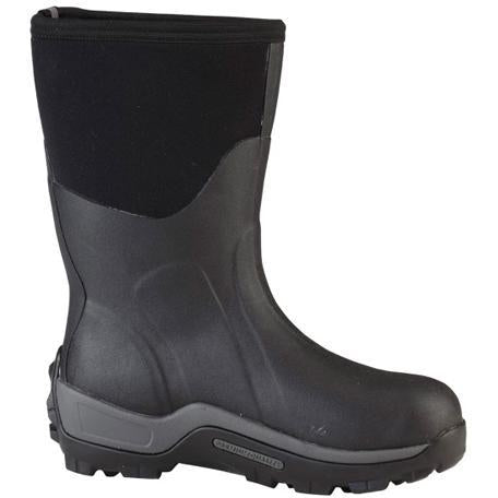 Muck Men's Arctic Sport Mid Waterproof Rubber Work Boot - Black - ASM-000A  - Overlook Boots