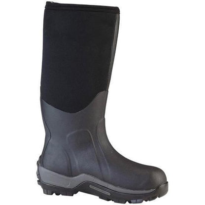 Muck Men's Arctic Sport Tall 17" Waterproof Pull-On Rubber Work Boot- Black- ASP-000A - Overlook Boots