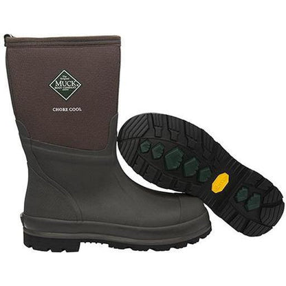Muck Men's Chore XpressCool Mid 12" Waterproof Wellington Rubber Work Boot - CMCT-900 - Overlook Boots