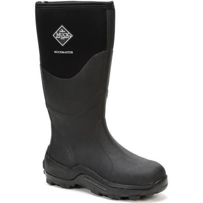 Muck Men's Muckmaster Tall 16" Waterproof Rubber Work Boot - Black - MMH-500A 15 / Medium / Black - Overlook Boots