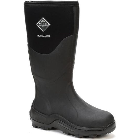 Muck Men's Muckmaster Tall 16" Waterproof Rubber Work Boot - Black - MMH-500A 15 / Medium / Black - Overlook Boots